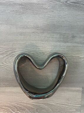 Bouclair Silver Heart Decroation